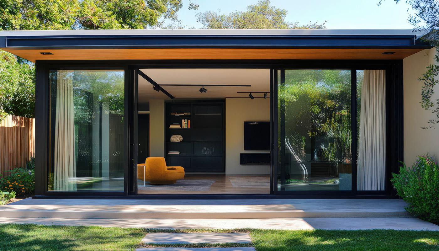 Entry and front hurricane doors